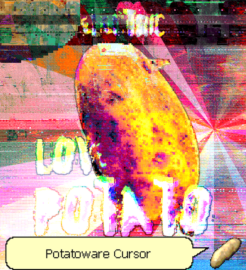 Electric Love Potato Potatoware Cursor by alienmelon
