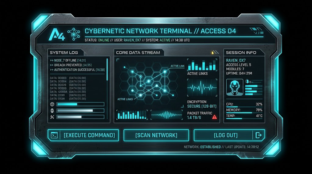 Cyberpunk UI Asset Pack v1 by DoDoCat