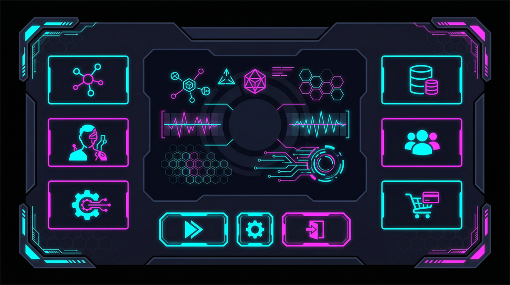 Cyberpunk UI Asset Pack v1 by DoDoCat