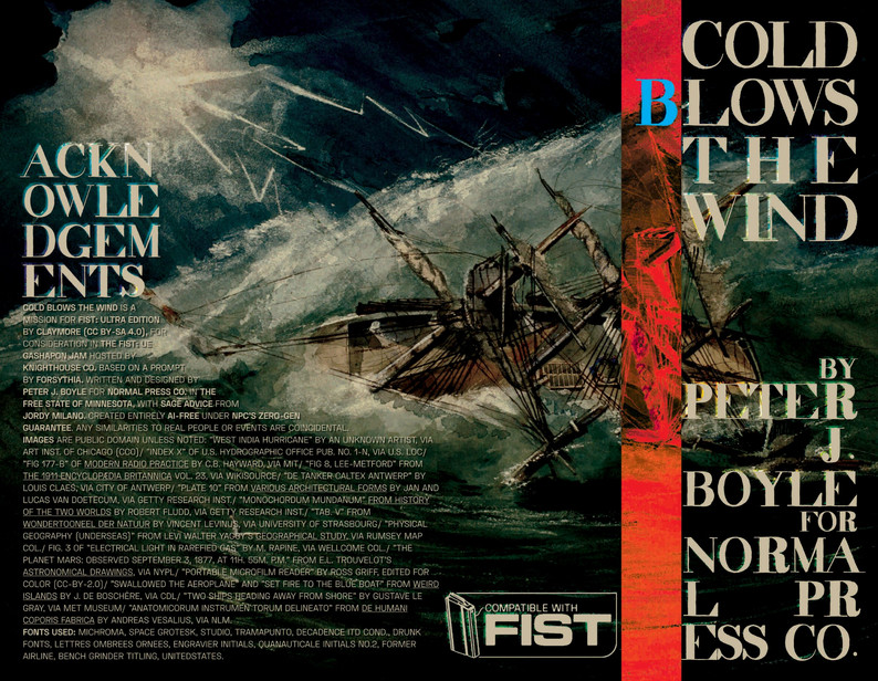 COLD BLOWS THE WIND by elyobretep, Normal Press Co