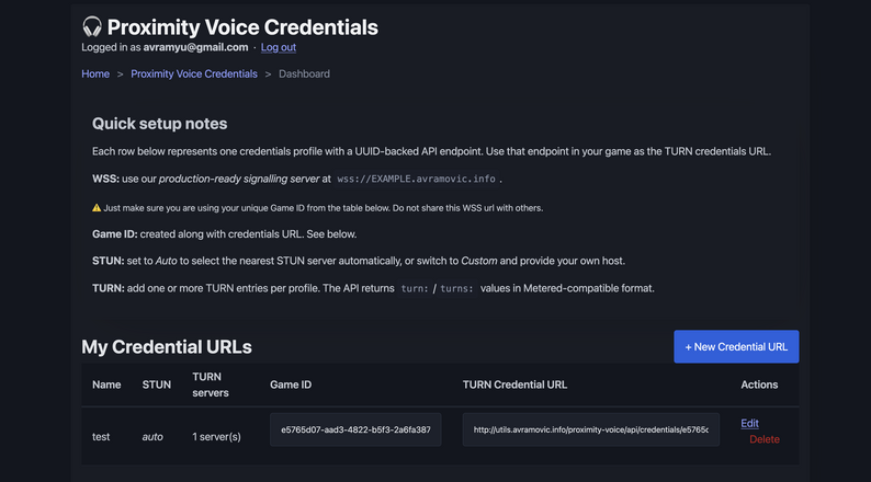 Proximity Voice GDevelop Extension by Avram