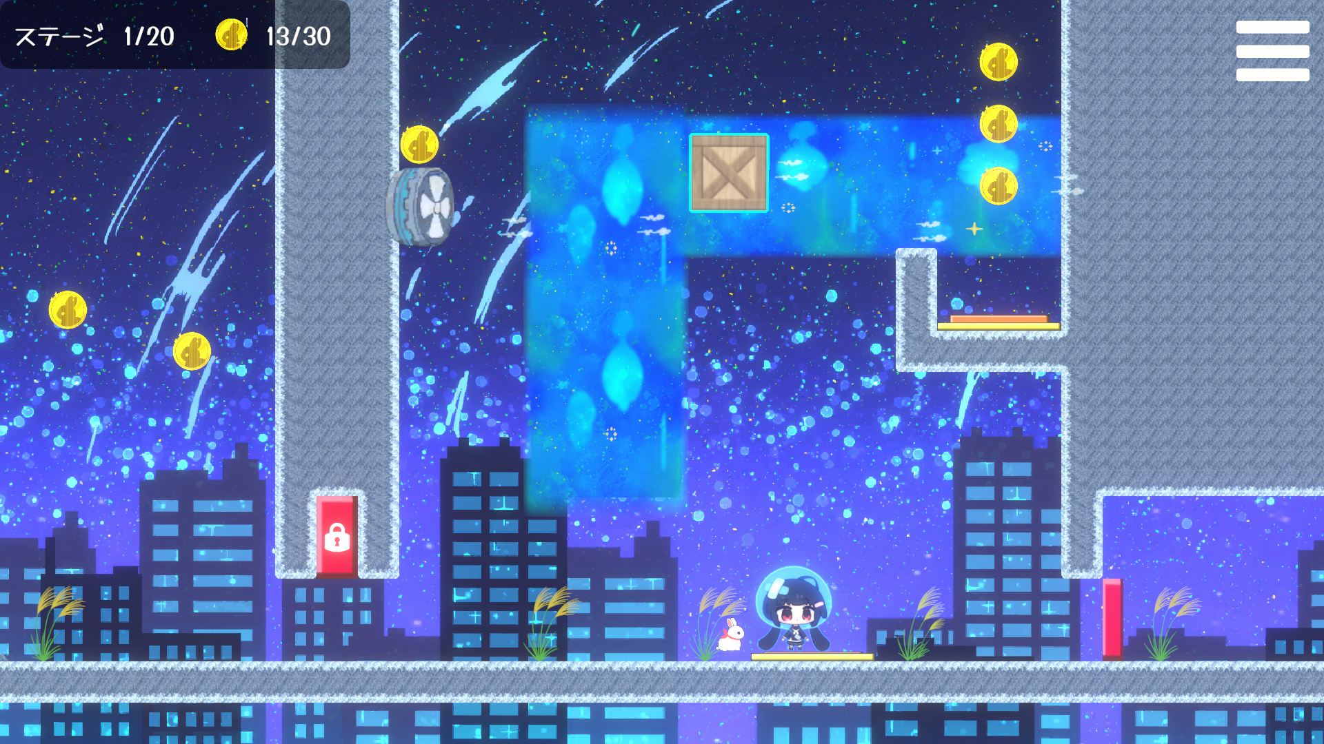 Screenshot 3 for Lunar Rabbit Gravity