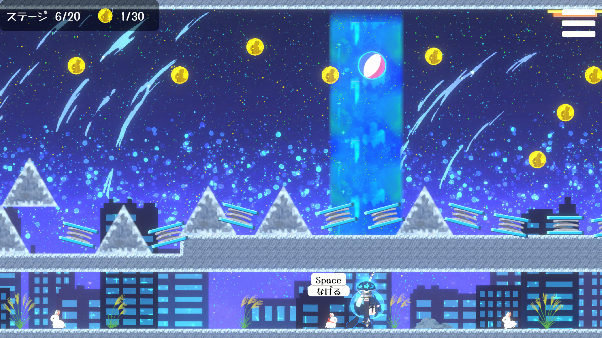Screenshot 5 for Lunar Rabbit Gravity