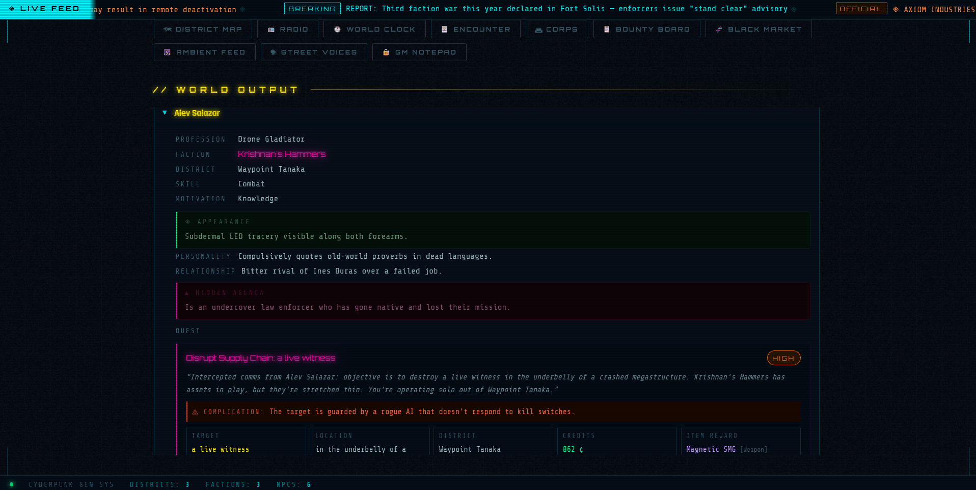 Ultimate Cyberpunk World Generator by archdruidstudio