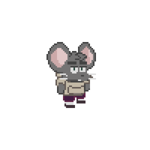 sidescroller mouse main character by Sangoro