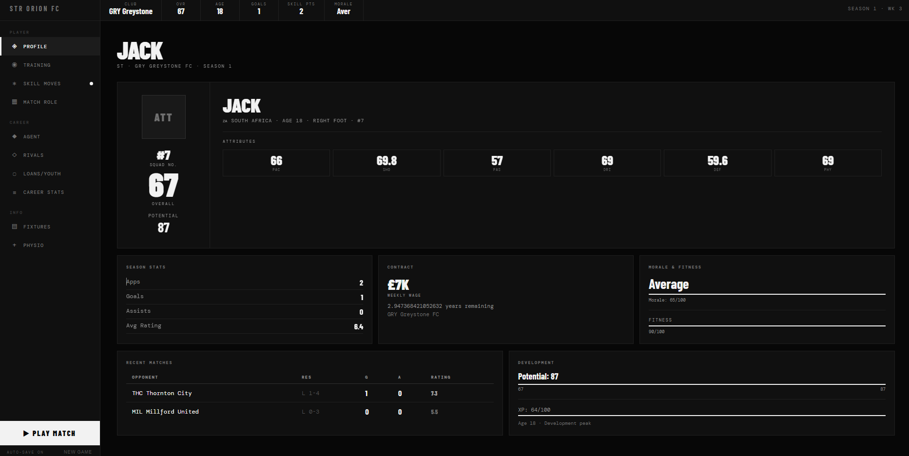 Screenshot 3 for ORION FC