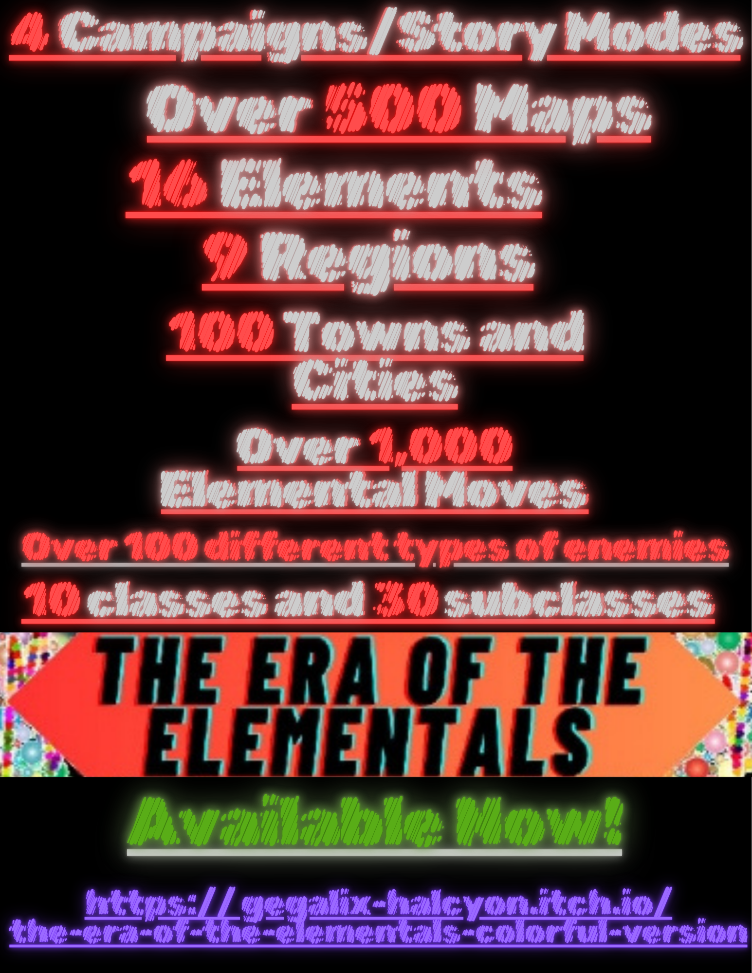 The Era Of The Elementals: Colorful Version by Gegalix Halcyon
