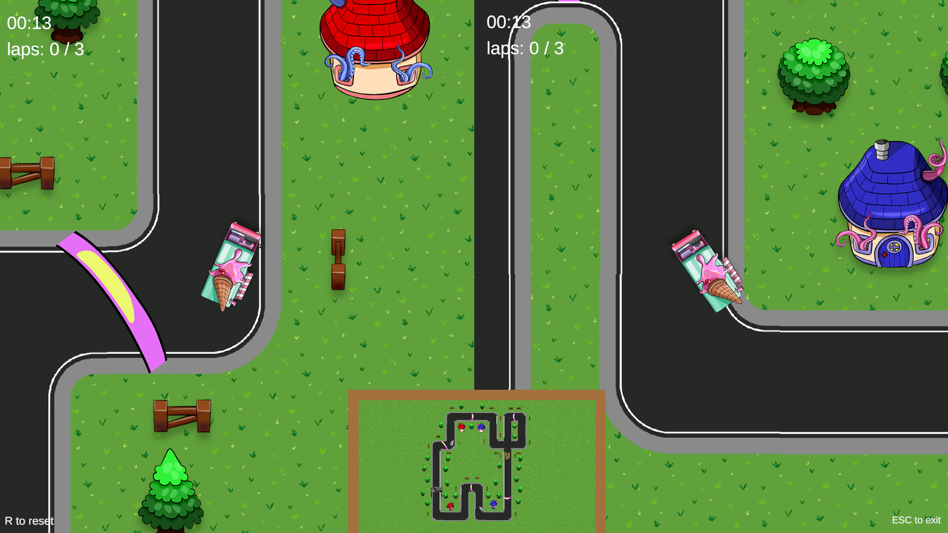 Ice Cream Racing Ice-cream racing by Miidres