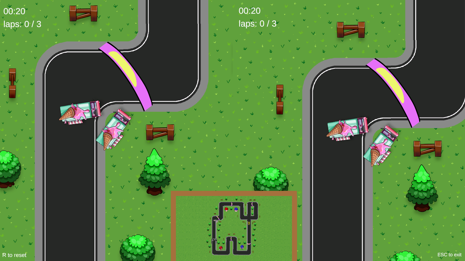 Ice Cream Racing Ice-cream racing by Miidres