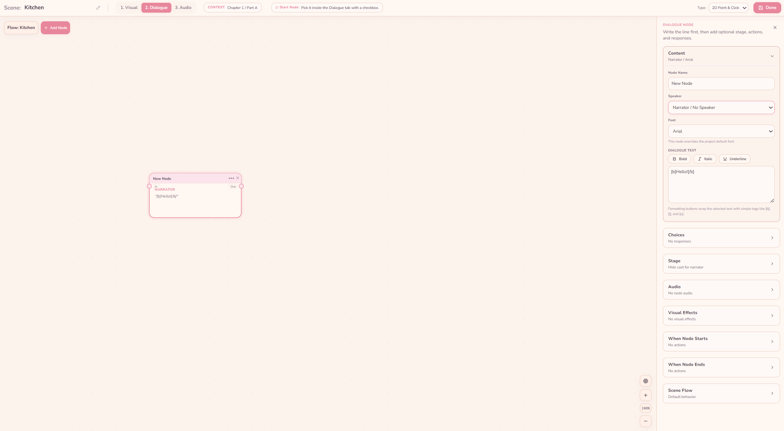 Screenshot 4 for InBrowser No-Code Novel & Adventure Engine | (INOVAE)