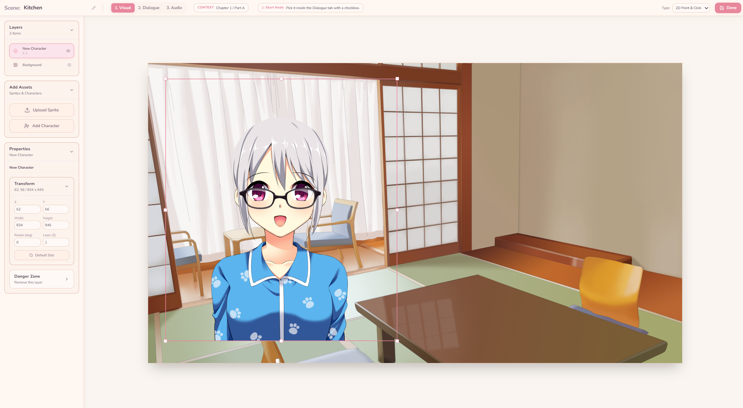Screenshot 3 for InBrowser No-Code Novel & Adventure Engine | (INOVAE)