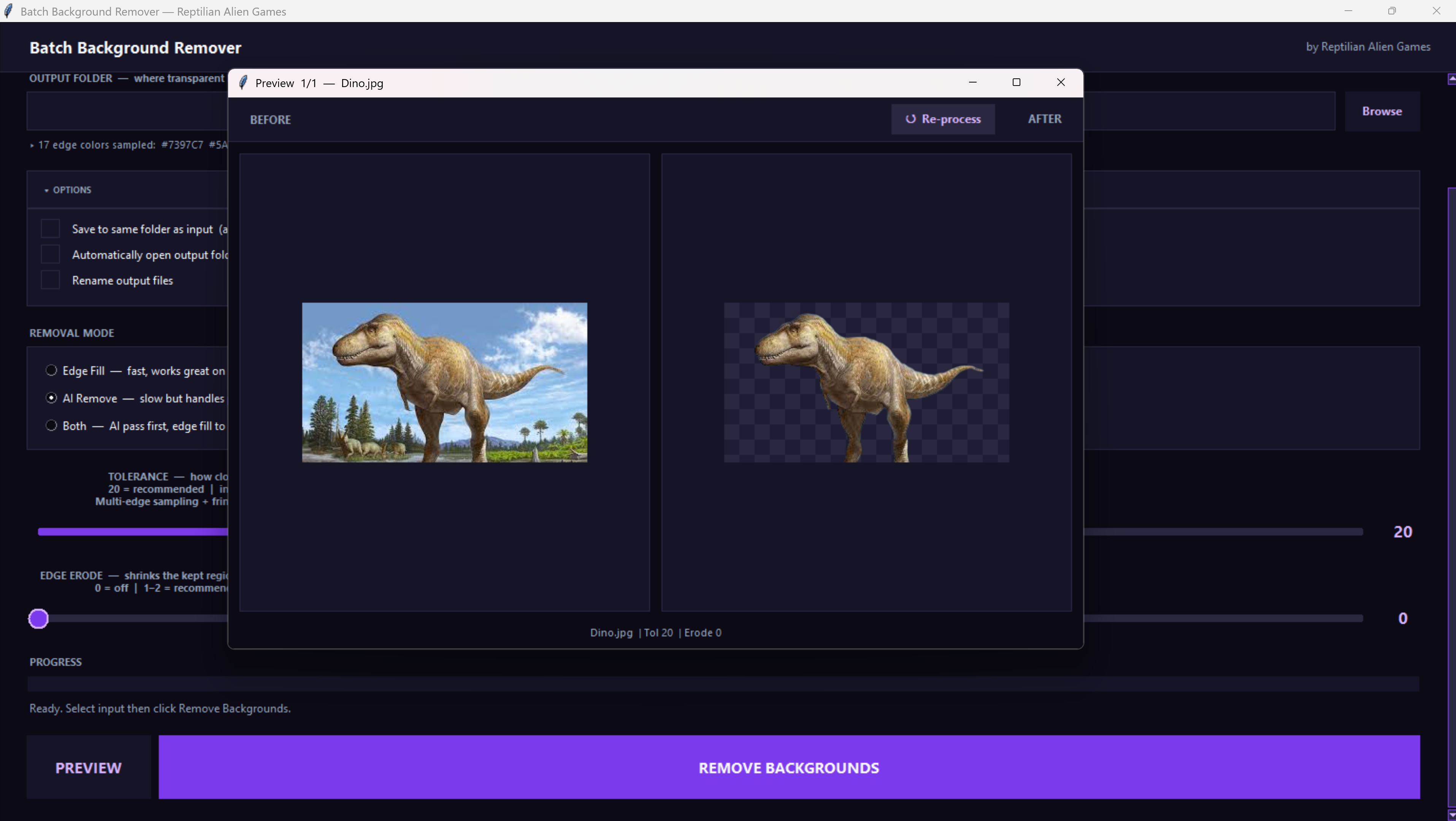 Batch Background Remover by reptilianalien