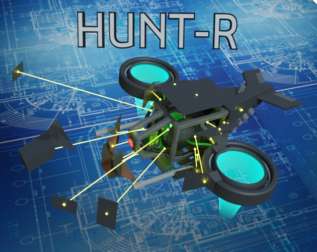 Hunt For R HUNT-R (3D Model) by CreaPoly Studios