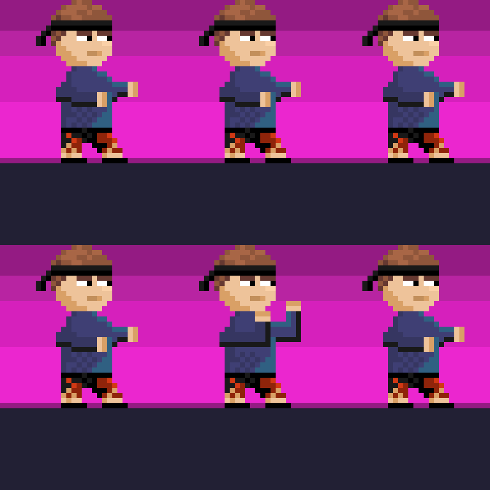 Pixel fighter asset-pack by Stojkea