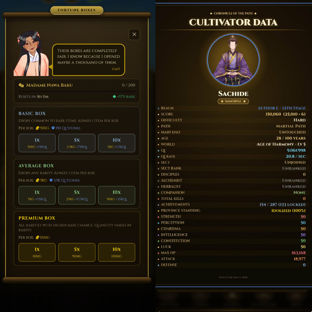 Screenshot 12 for Cultivators Chronicles: Idle Wuxia