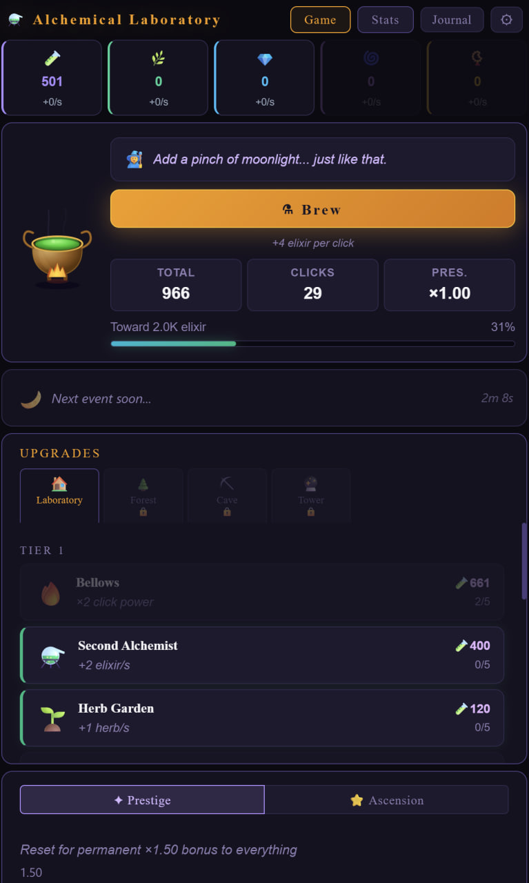 Screenshot 3 for ⚗️ Alchemical Laboratory