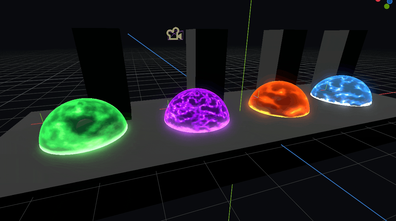 Godot Energy Shields Shader by GameIdea Studio