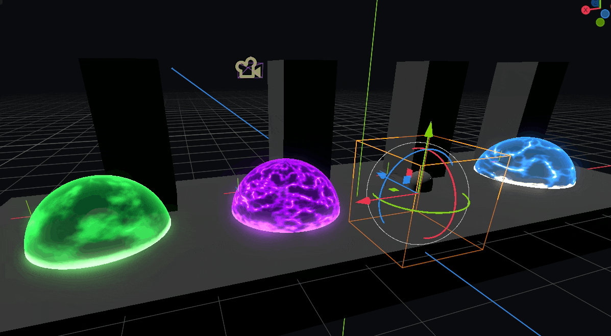 Godot Energy Shields Shader by GameIdea Studio