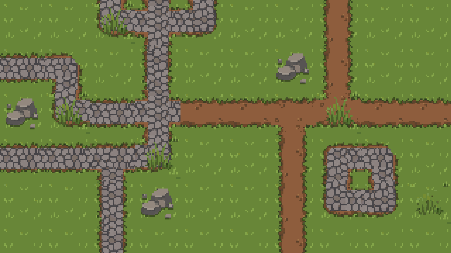 Path Less Pixel Game Cozy Ground & Paths – Pixel Game Assets by MutterPixel Studio