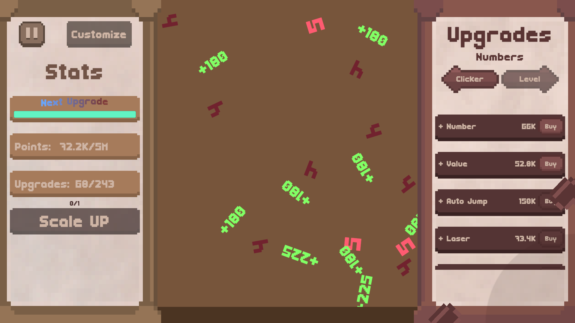 Screenshot 2 for A Game About Making Numbers Go Up