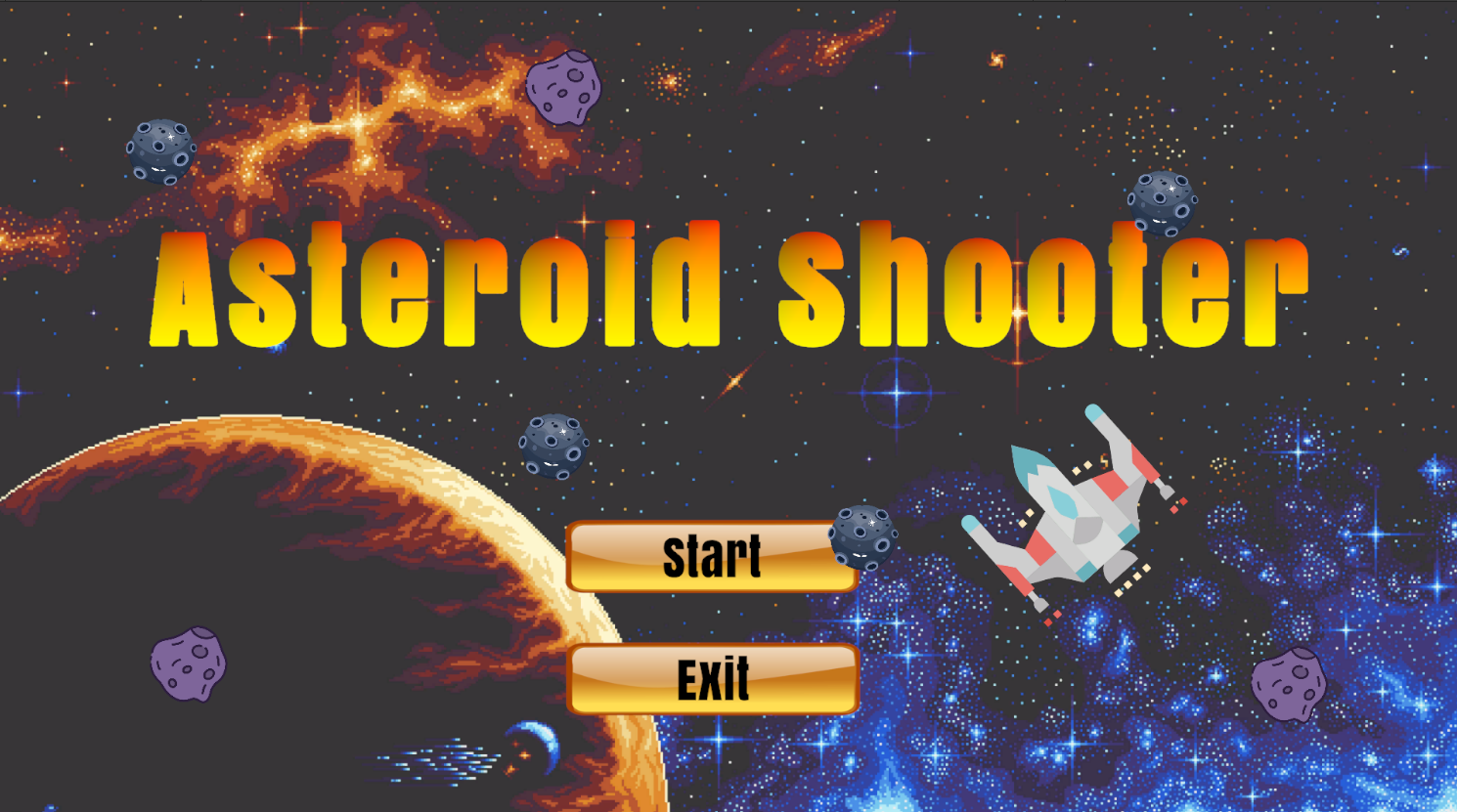 Asteroid Shooter by LazyWizard