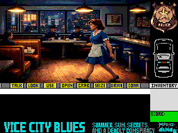Screenshot 3 for ViceCityBlues - Spectrum Next