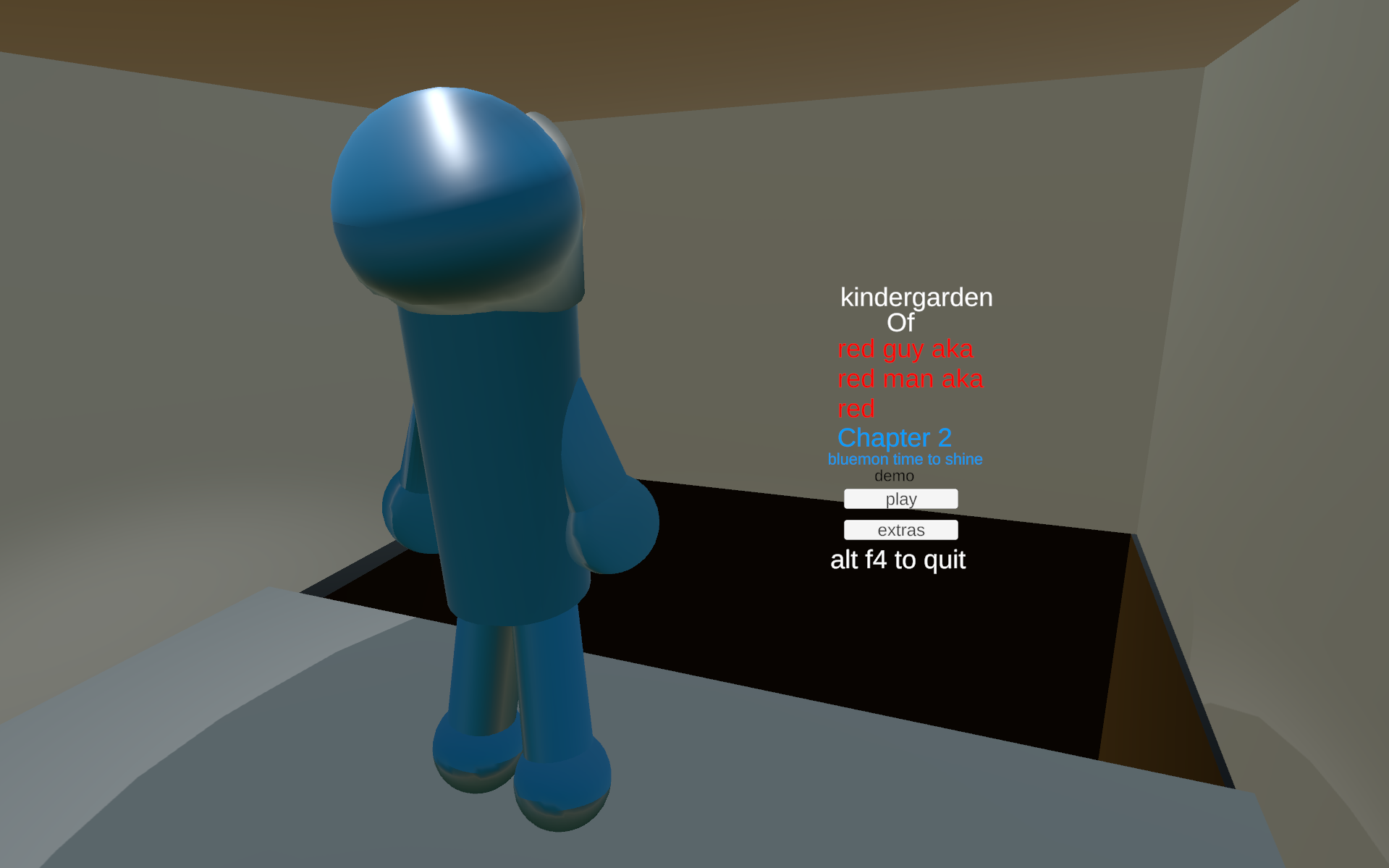 Screenshot 2 for kindergarden of red guy aka red man aka red chapter 2 DEMO