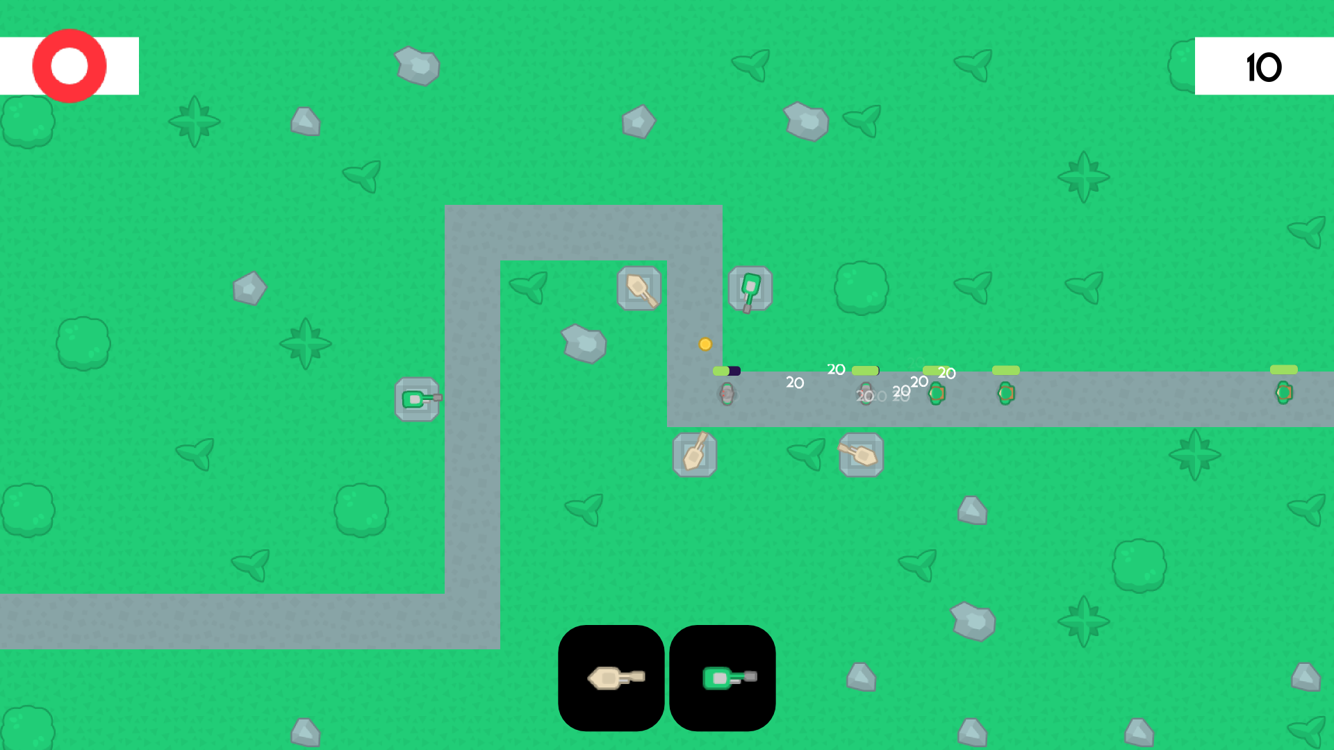 Screenshot 2 for TowerDefense2D (Prototype)