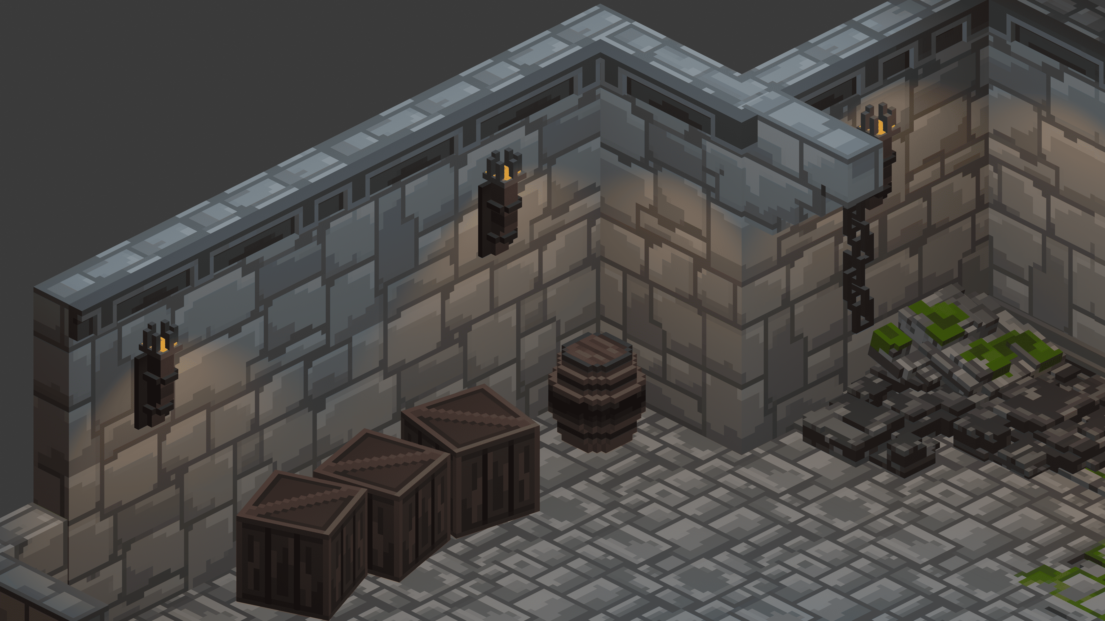 Voxel Modular Dungeon Kit – Low Poly Environment Pack by Arcanaip