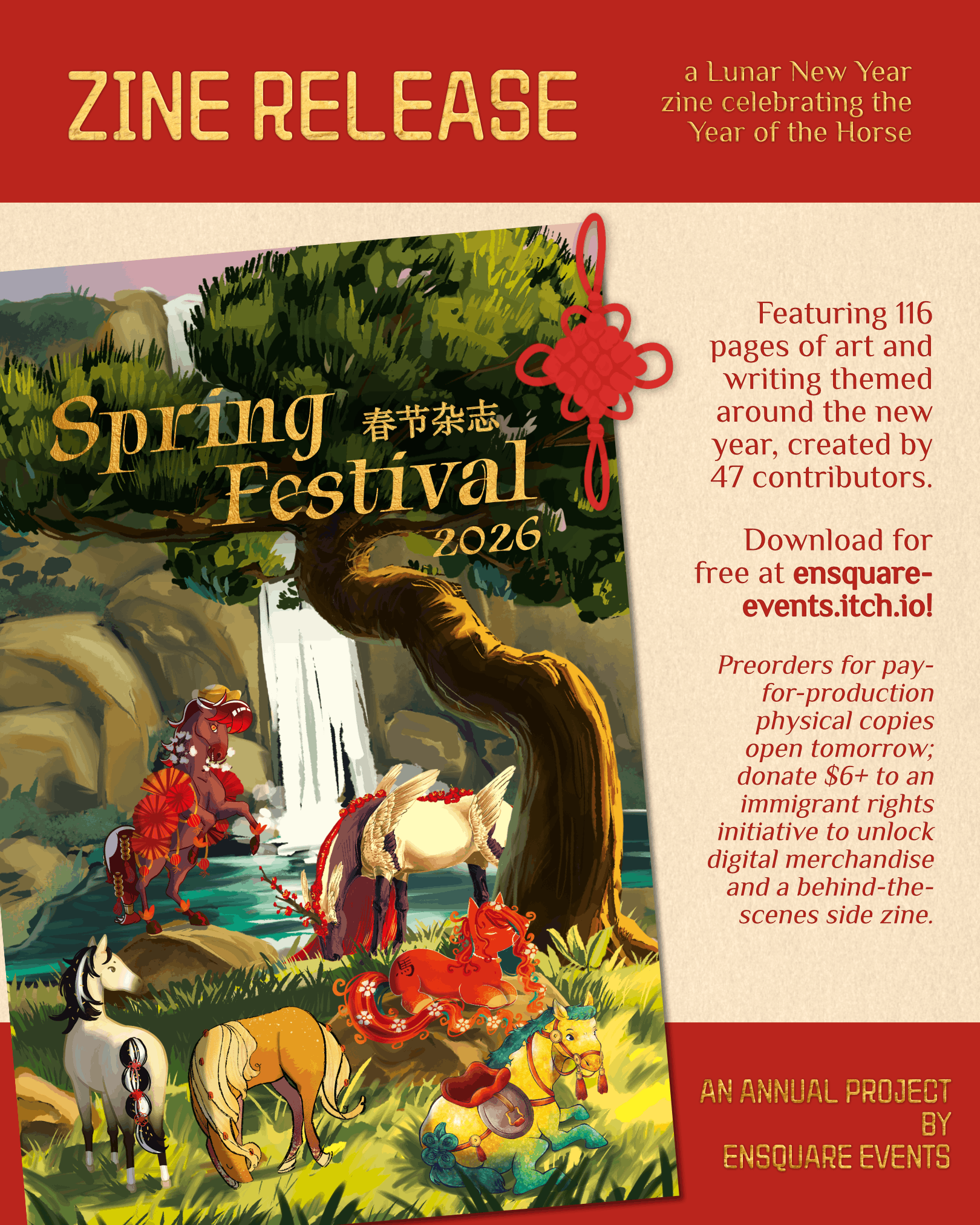 Screenshot 2 for Spring Festival 2026 Zine: Year of the Horse