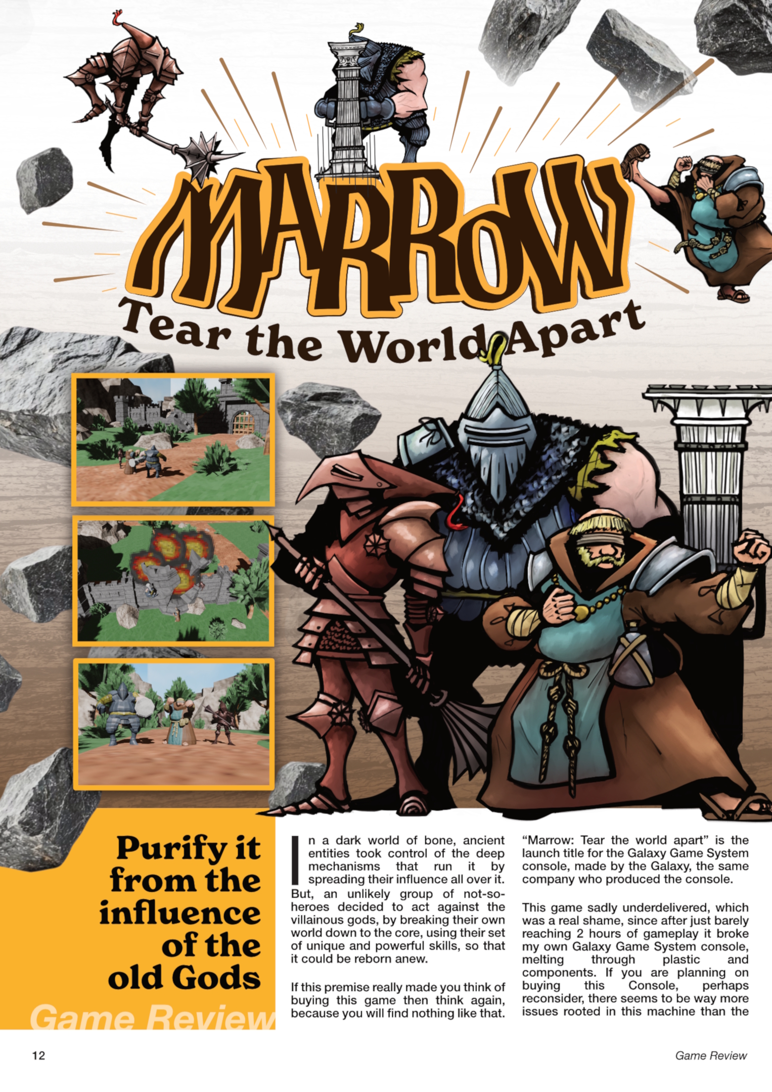 Screenshot 3 for Marrow - A Galaxy Game System exclusive