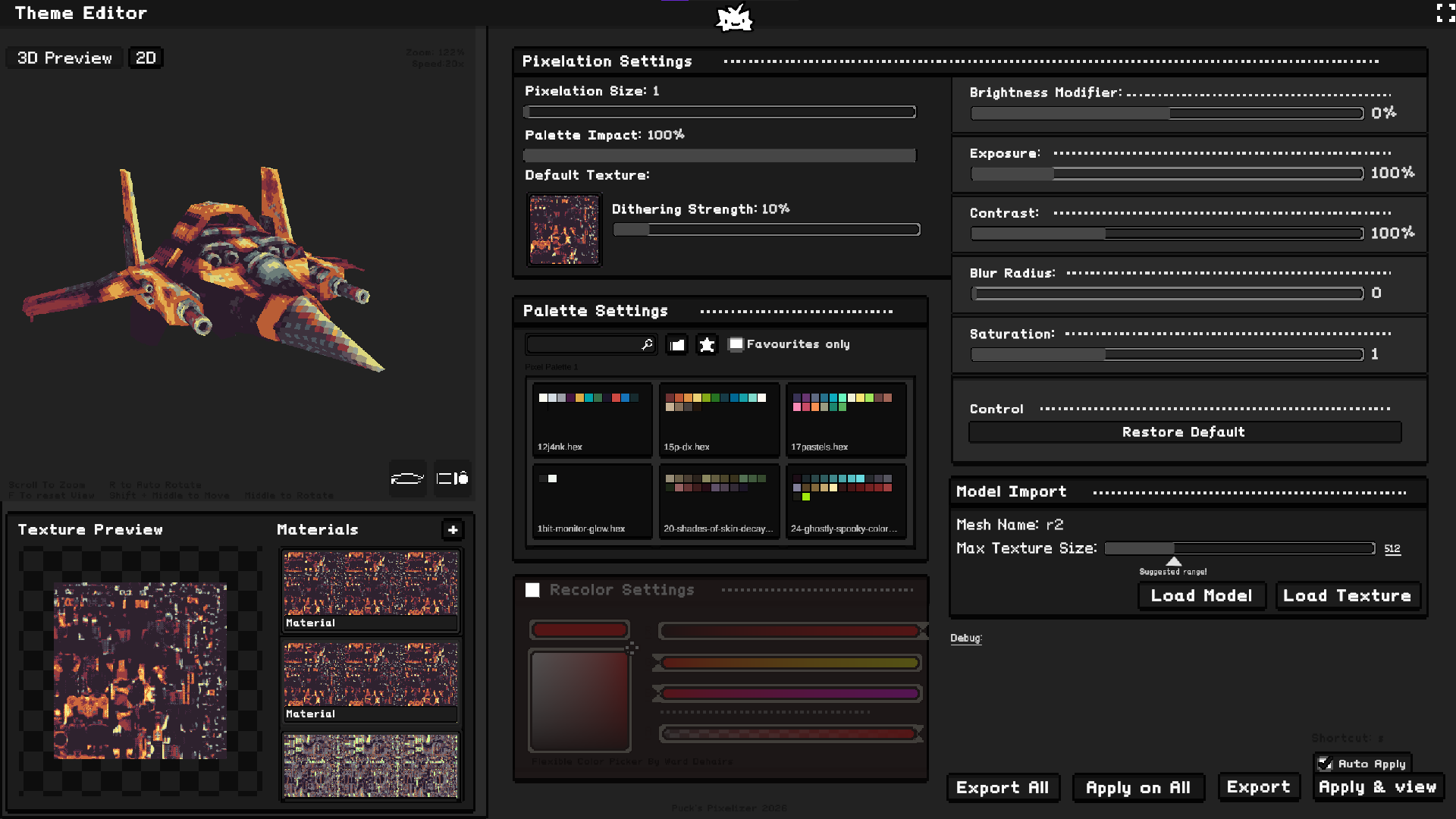 Screenshot 3 for Puck's Pixelizer