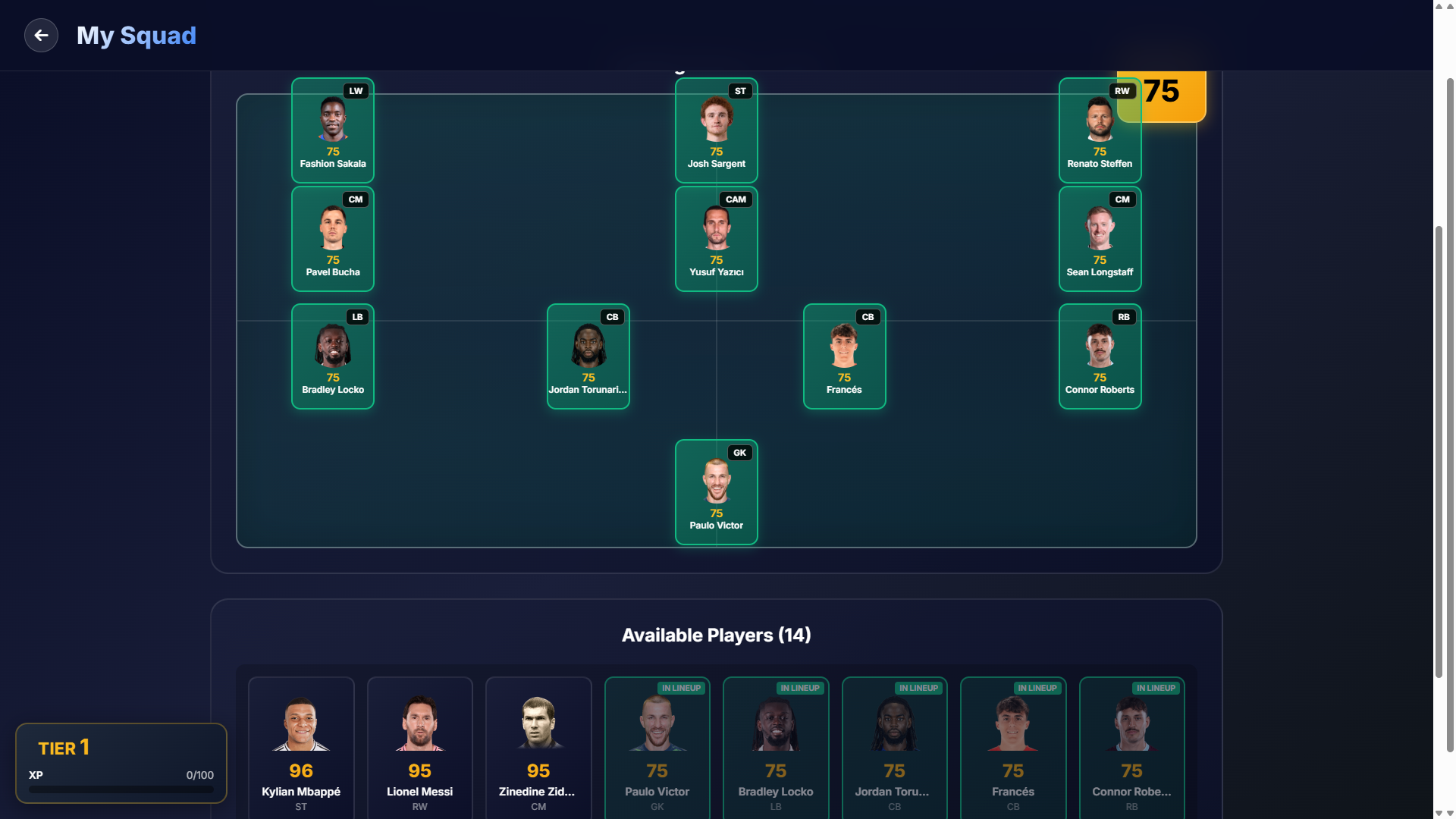 Screenshot 2 for Ultimate Fc