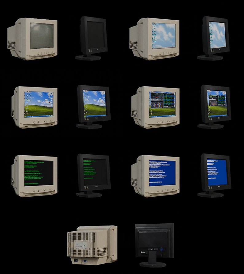 Download Computer Asset Image PSX CLASSICS PC MODULAR ASSET by NiKo_Gillsky