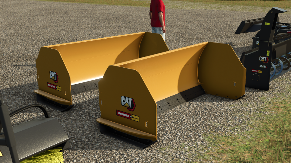 Screenshot 2 for Cat Skid Steer PLow FS25