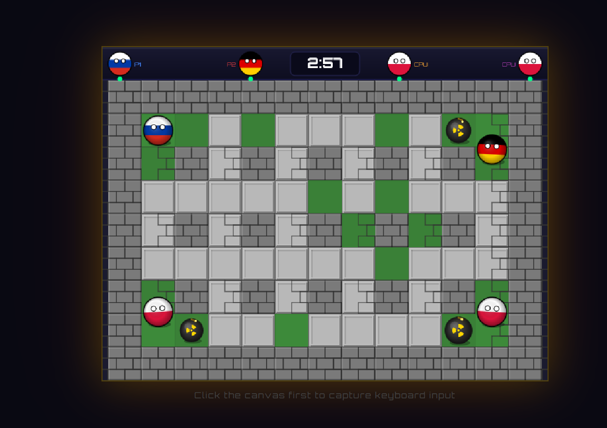 Screenshot 2 for Countryball Bomberman