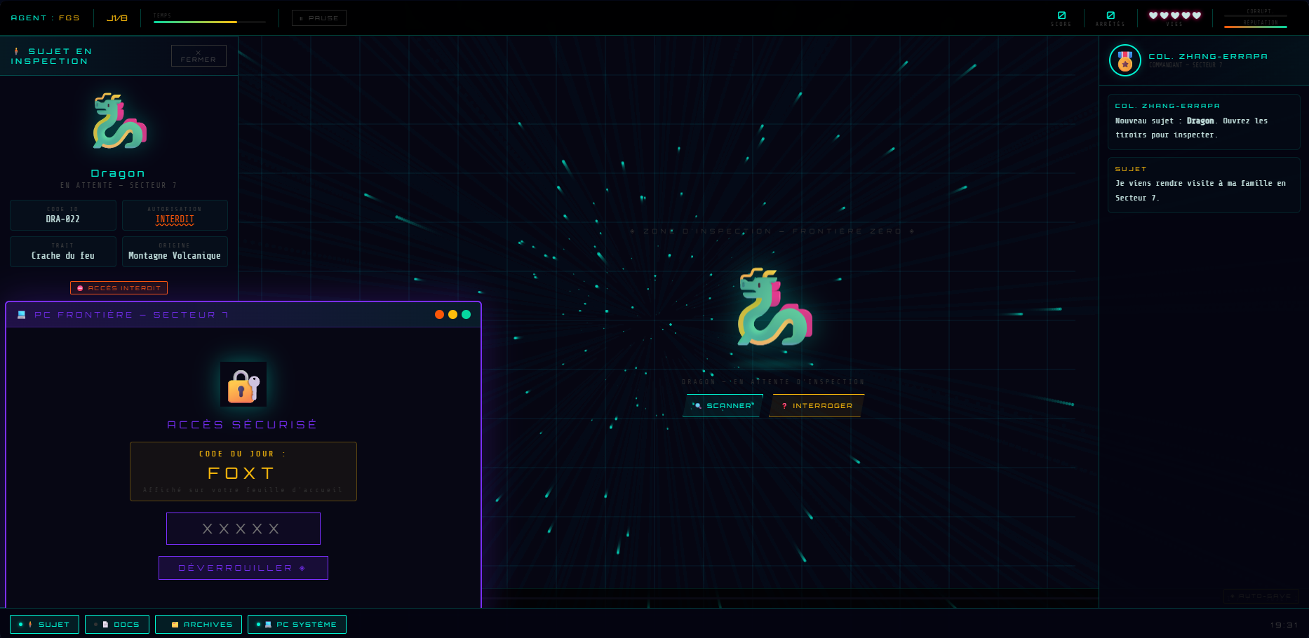Screenshot 7 for ERRAPA PROTOCOL : FRONTIÈRE ZÉRO