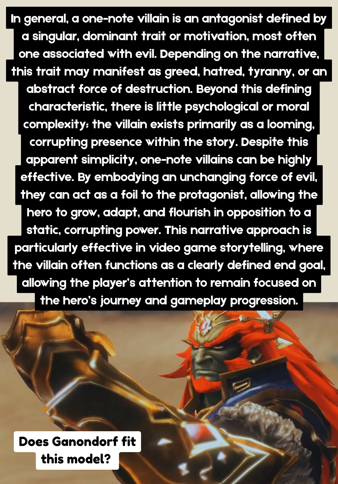 Screenshot 4 for It Could Be That Deep: Reexamining the Complexity of Ganondorf