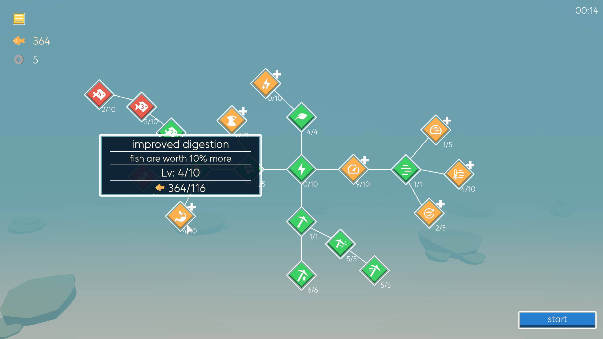 Screenshot 4 for fish eat fish.