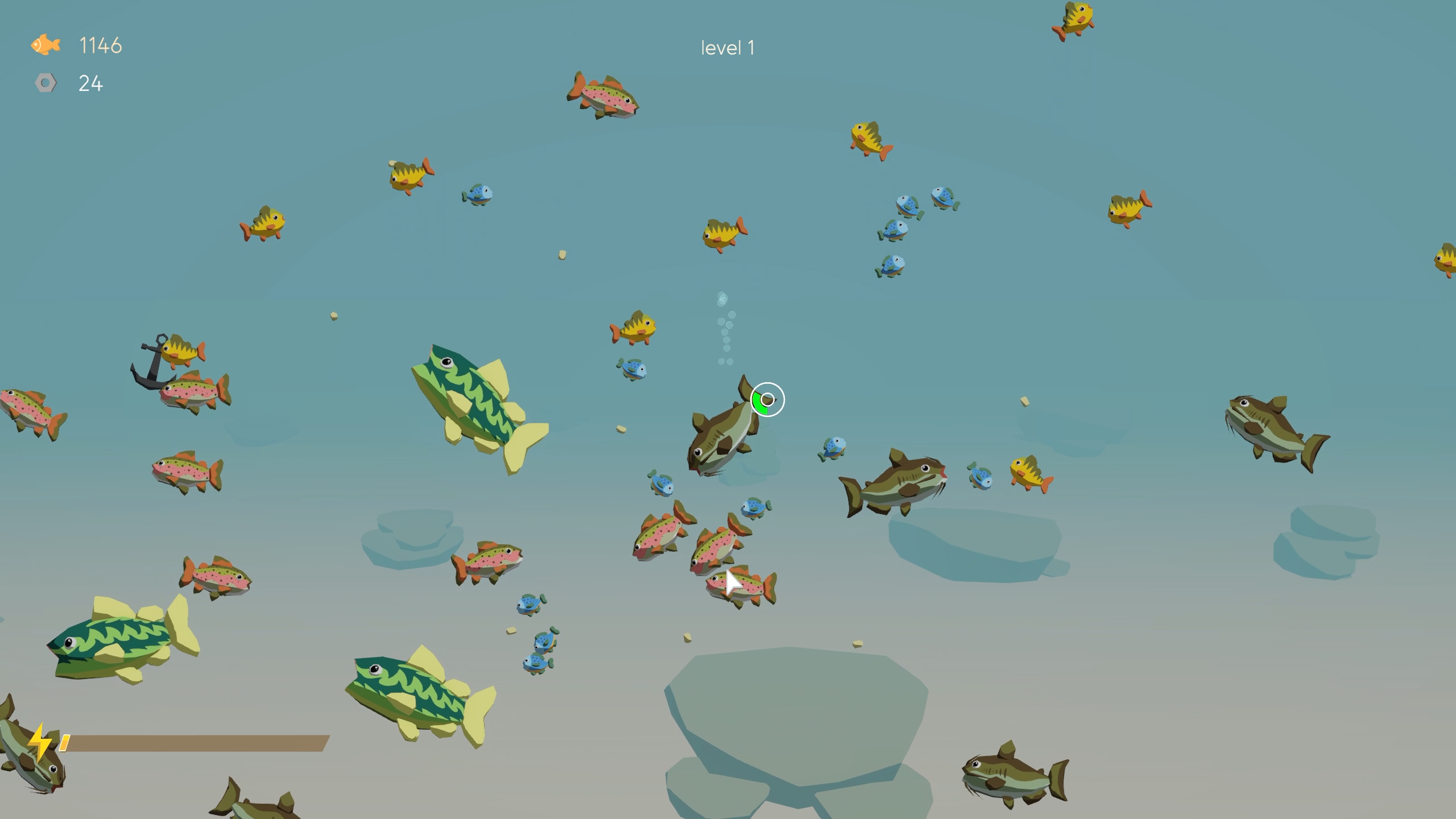 Screenshot 3 for fish eat fish.