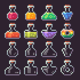 Mystic Potions Asset Pack #1 by Volky