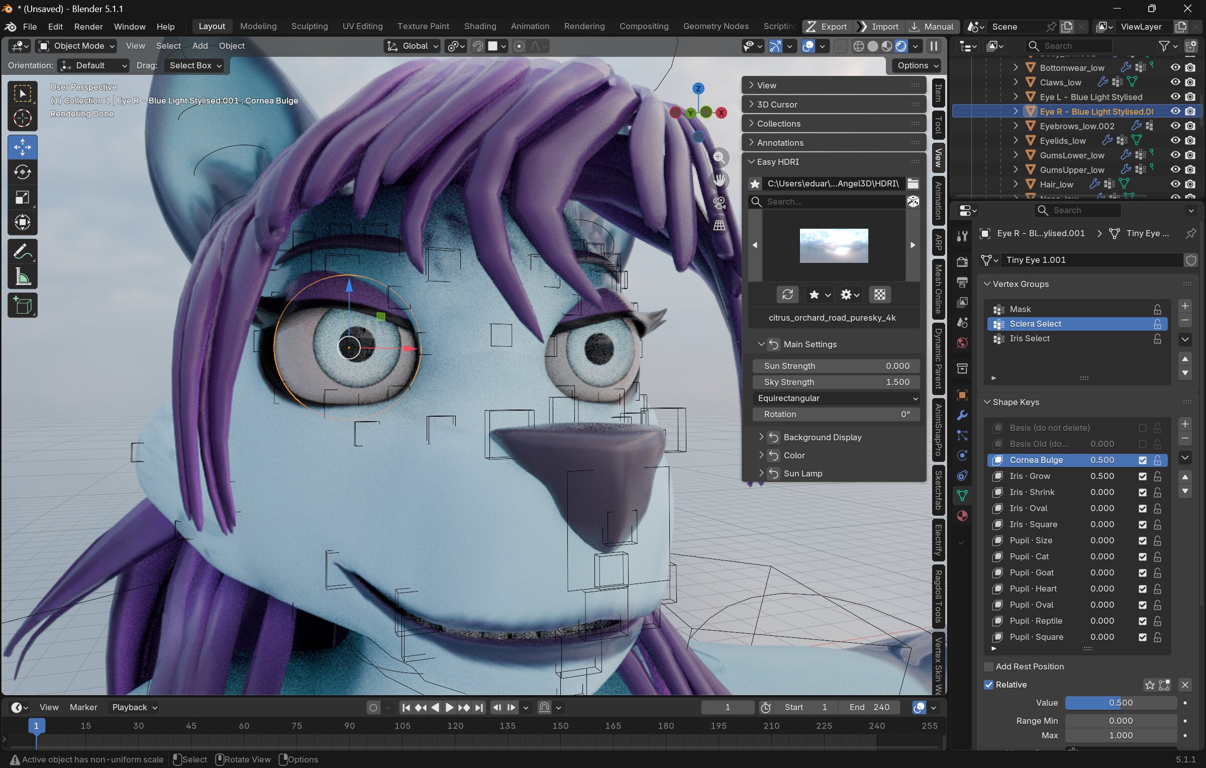 Screenshot 9 for Blurse (Blursedart) 3D Model - HeartlessAngel3D