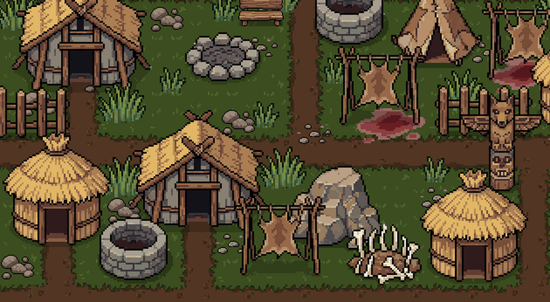 Stone Age Village - Asset pack by MutterPixel Studio