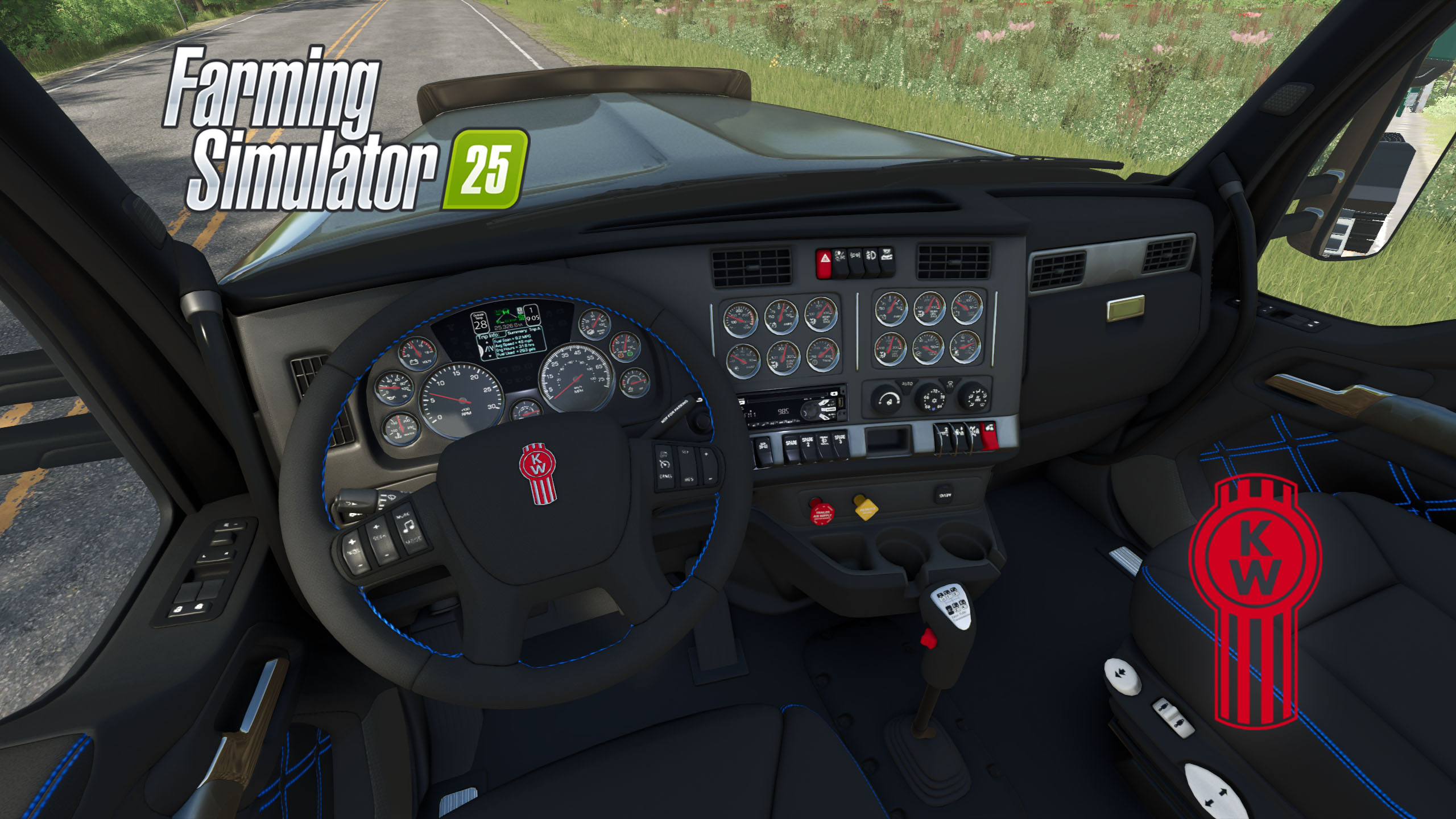 Screenshot 8 for 2020 Kenworth W990 - 76 Inch Mid Roof Sleeper (FS25)