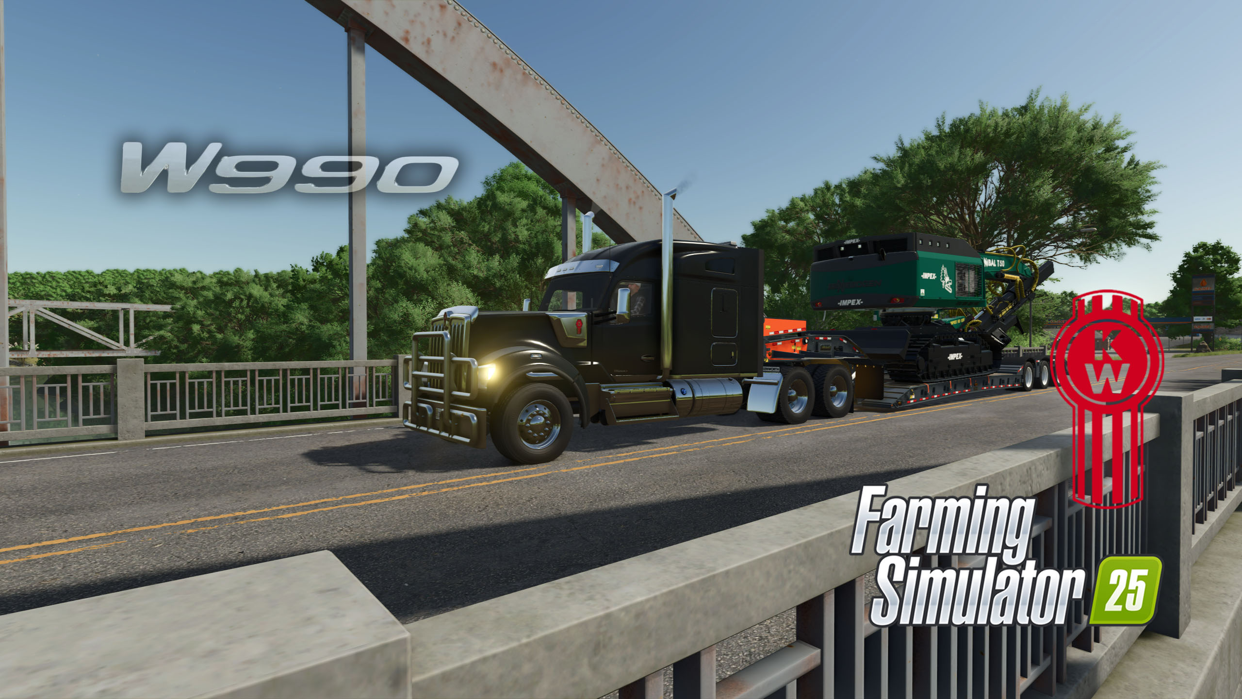 Screenshot 10 for 2020 Kenworth W990 - 76 Inch Mid Roof Sleeper (FS25)