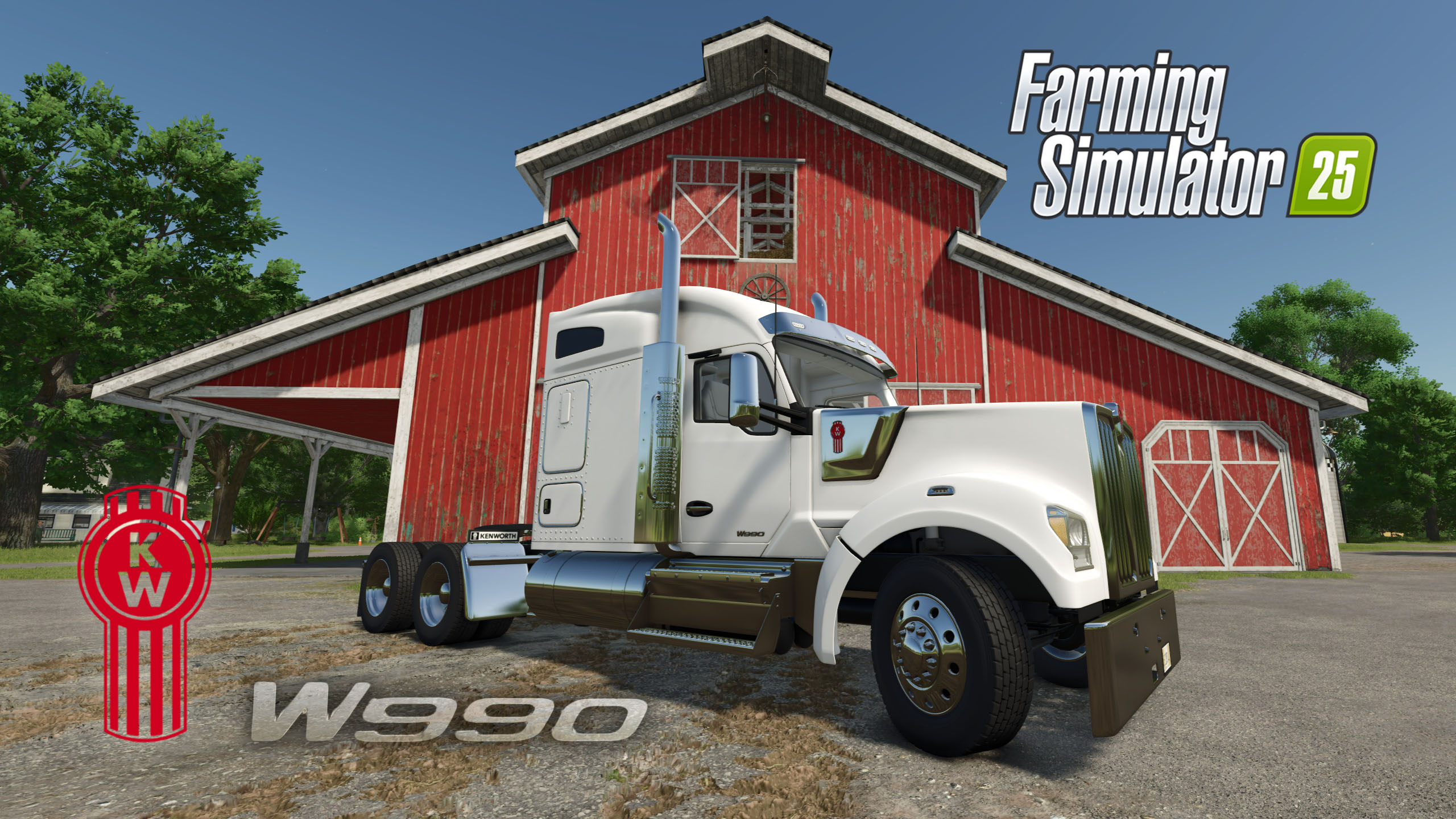 Screenshot 2 for 2020 Kenworth W990 - 76 Inch Mid Roof Sleeper (FS25)