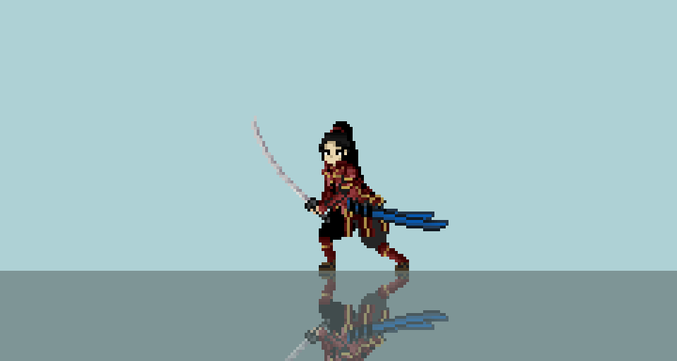 2D Samurai Character by MtPixls