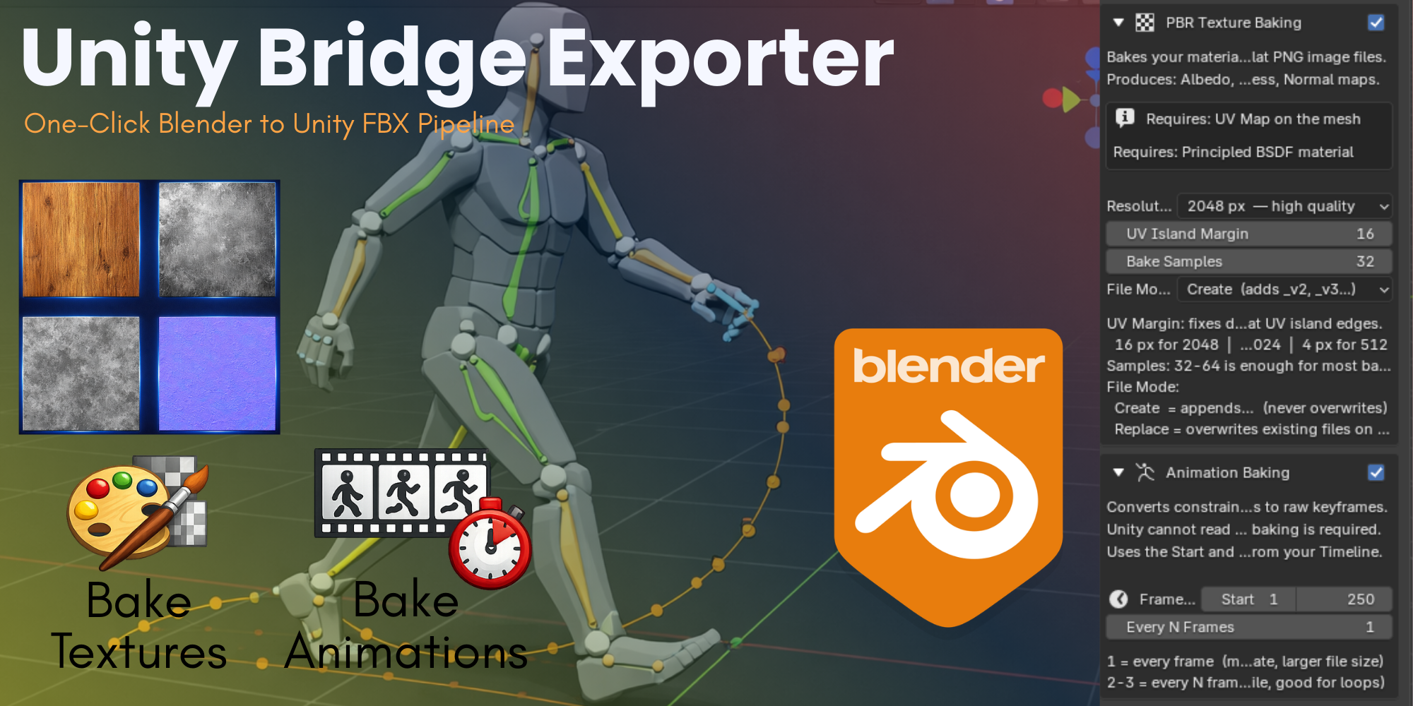 Unity Bridge Exporter — One-Click Blender to Unity FBX Pipeline by rana1232