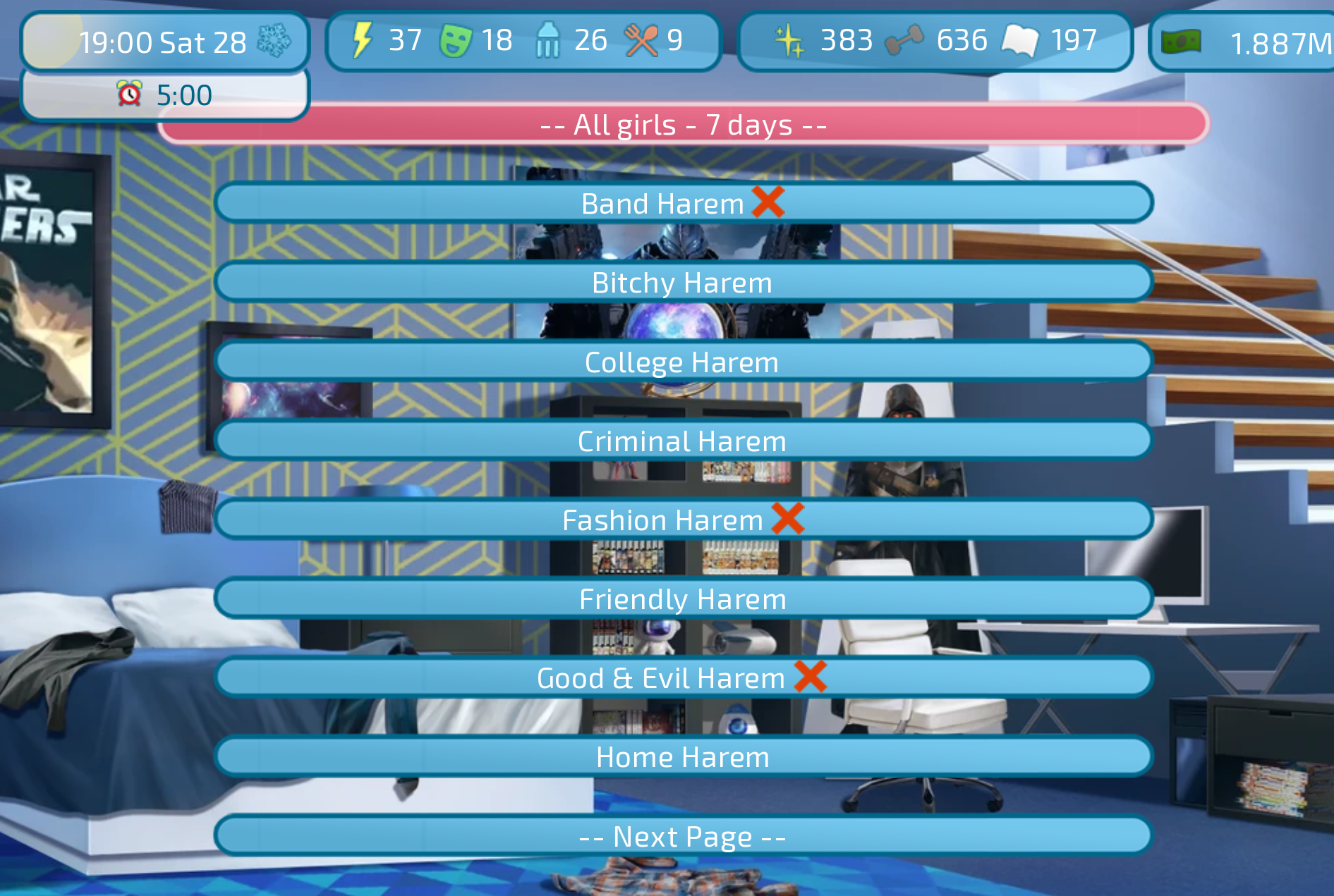 Screenshot 4 for Love & Sex: Second Base - Harem and Investigation Helper mod