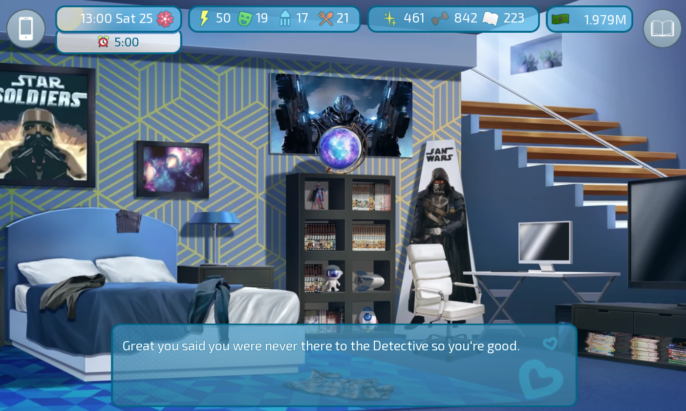 Screenshot 12 for Love & Sex: Second Base - Harem and Investigation Helper mod